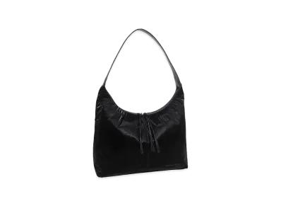 New Balance Glossy Tassel Big Shoulder Tote Bag "Black"