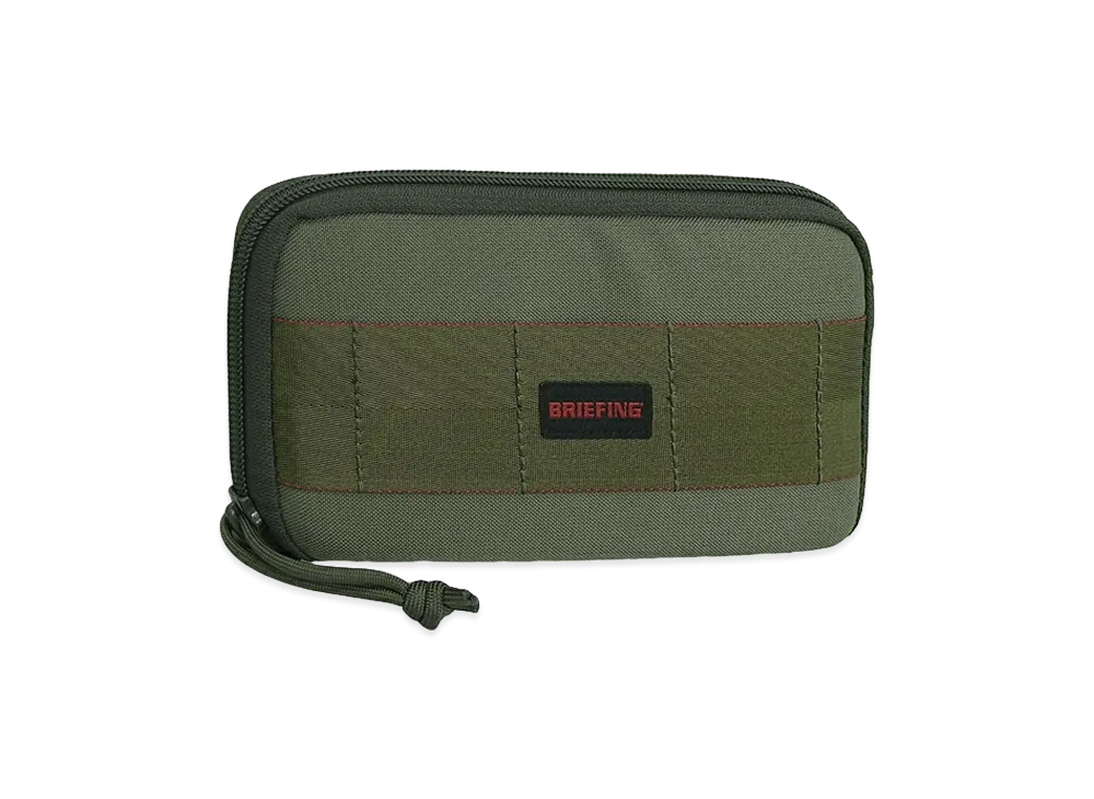 BRIEFING QL Round Wallet L "Khaki"