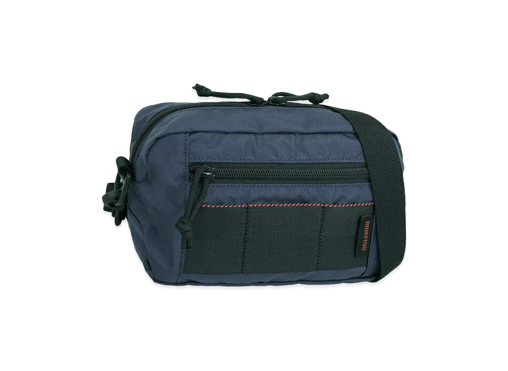 BRIEFING Zip Top Wide Shoulder "Navy"