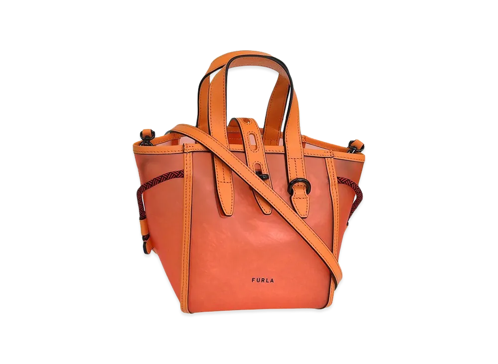 FURLA Net-Tote Mini Bag "Orange"