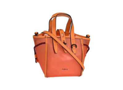 FURLA Net-Tote Mini Bag "Orange"