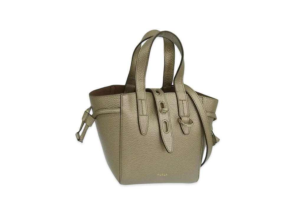 FURLA Net-Tote Mini Bag "Gold"
