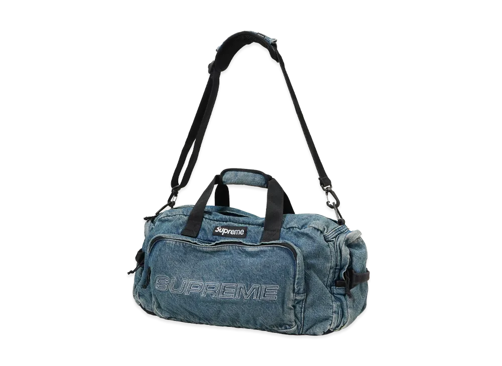 Supreme Denim Duffle Bag "Washed Indigo"
