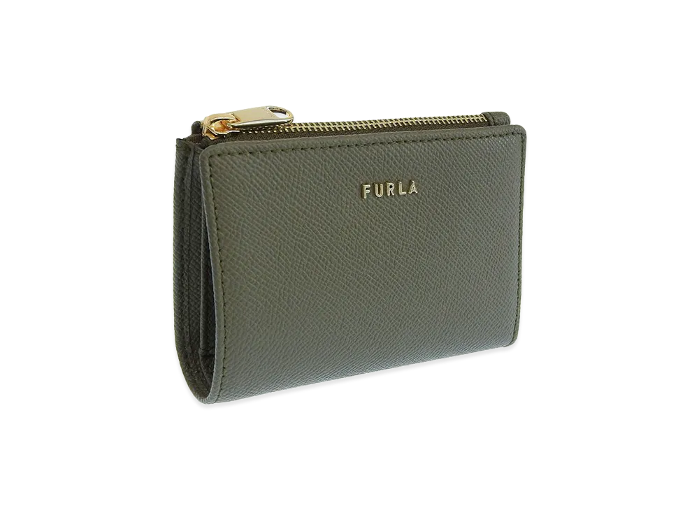 FURLA Classic S Bi-Fold W Zip Vitello Andromeda "Gray"
