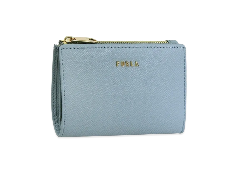FURLA Classic S Bi-Fold W/Zip "Blue"