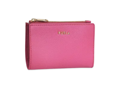 FURLA Classic S Bi-Fold W/Zip "Red"