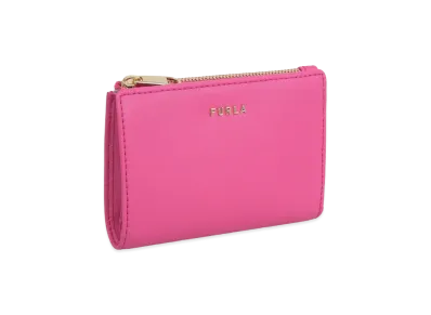 FURLA Classic S Bi Fold W/Zip "Pink"