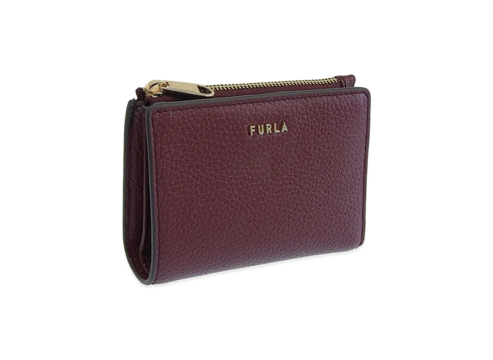 FURLA Ritzy S Bi-Fold W Zip Vitello Keria "Red"