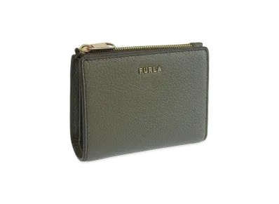 FURLA Ritzy S Bi-Fold W Zip Vitello Keria "Gray"