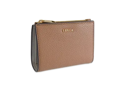 FURLA Ritzy S Bi Fold W/Zip "Brown"