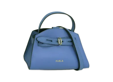 FURLA Margherita Top Handle Mini Bag "Blue"