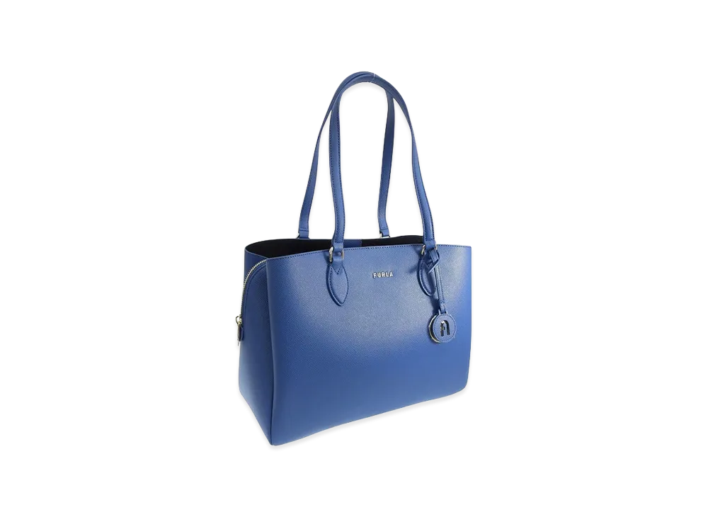 FURLA Minerva L Tote Bag "Blue"