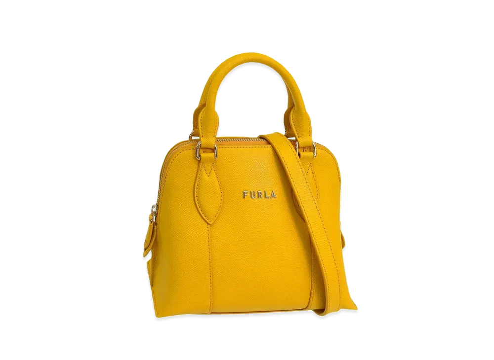 FURLA Vittoria Mini Dome Bag "Yellow"