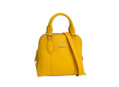 FURLA Vittoria Mini Dome Bag "Yellow"