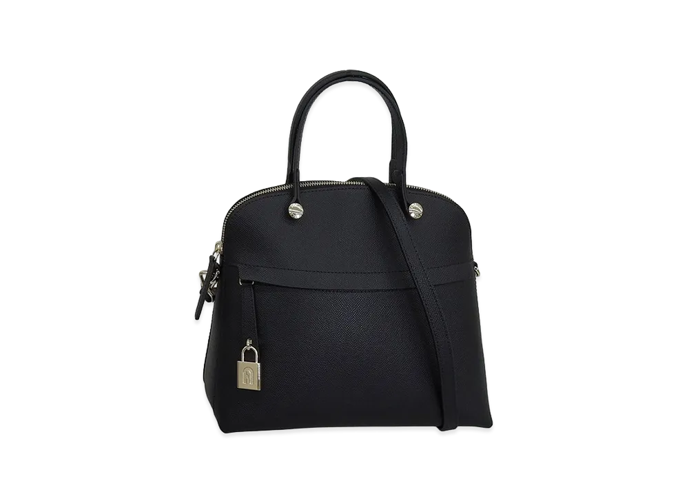 FURLA Classic-M Dome Bag "Black"