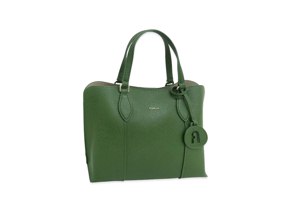 FURLA Vittoria New M Tote Bag "Green"