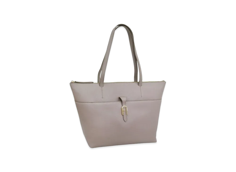 FURLA Miasofia-L Tote W Zip Bag "Brown"