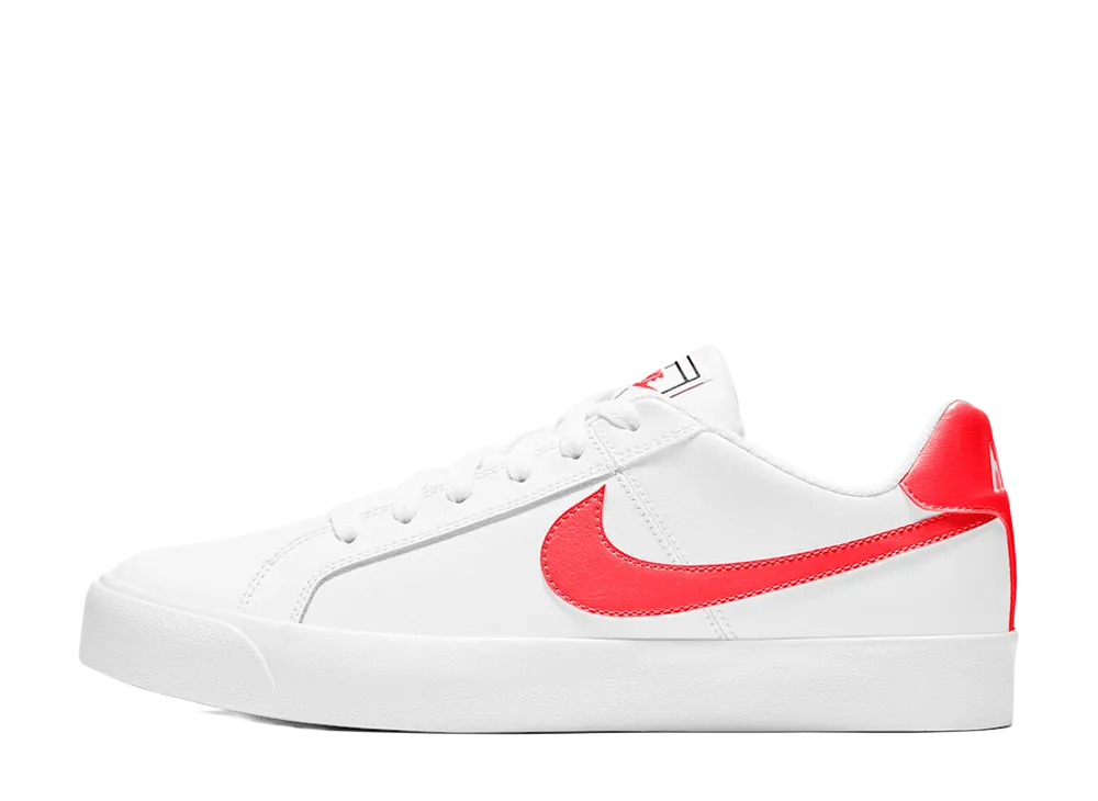 Nike Women's Court Royale AC "White/Gum Light Brown/Flash Crimson"