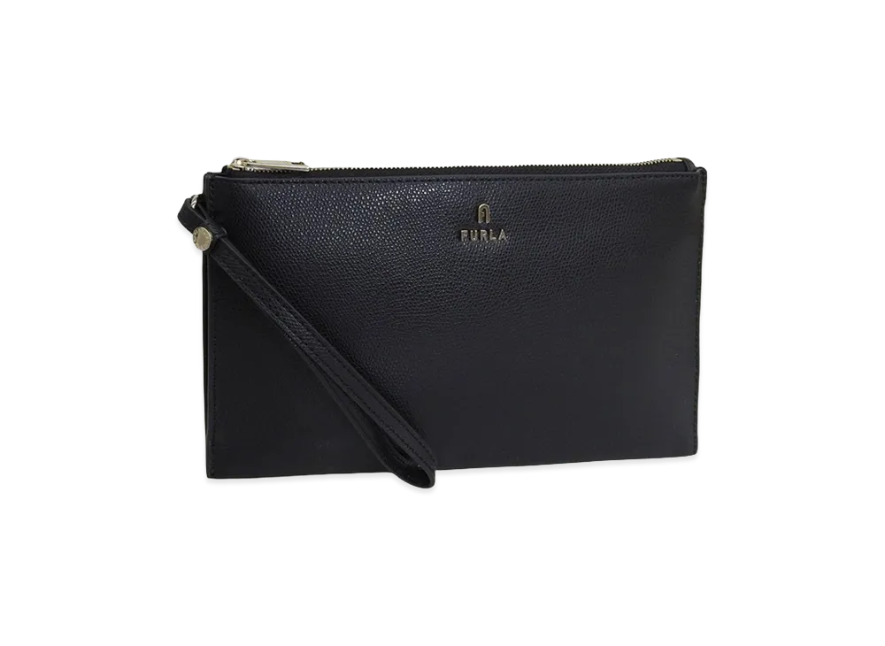 FURLA Camelia S Envelope Case Vittello Ares "Black"