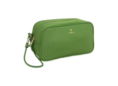 FURLA Camelia Cosmetic Case L "Green"