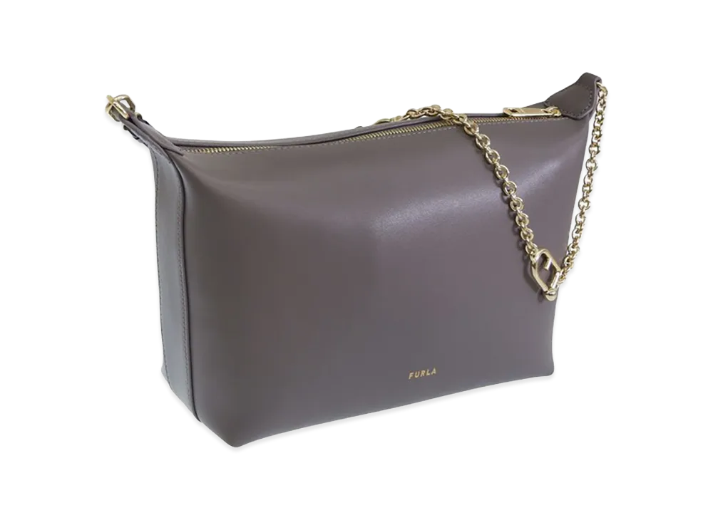 FURLA Furla Nuvola Mini Crossbody Hobo "Gray"