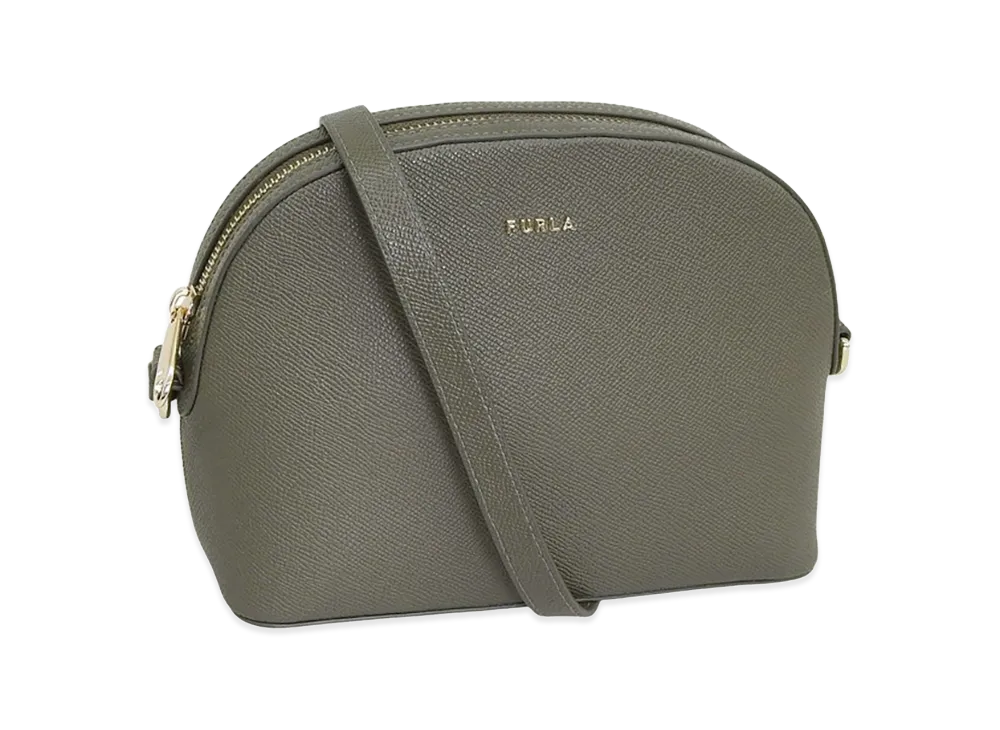 FURLA Classic Xl Crossbody Pouch Vitello Ares "Khaki"