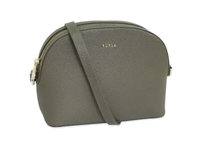FURLA Classic Xl Crossbody Pouch Vitello Ares "Khaki"