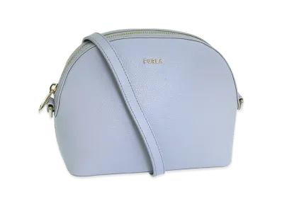 FURLA Classic Xl Crossbody Pouch Vitello Ares "Blue"