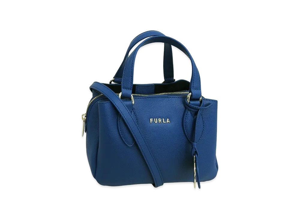 FURLA Minerva Mini Tote Bag "Blue"