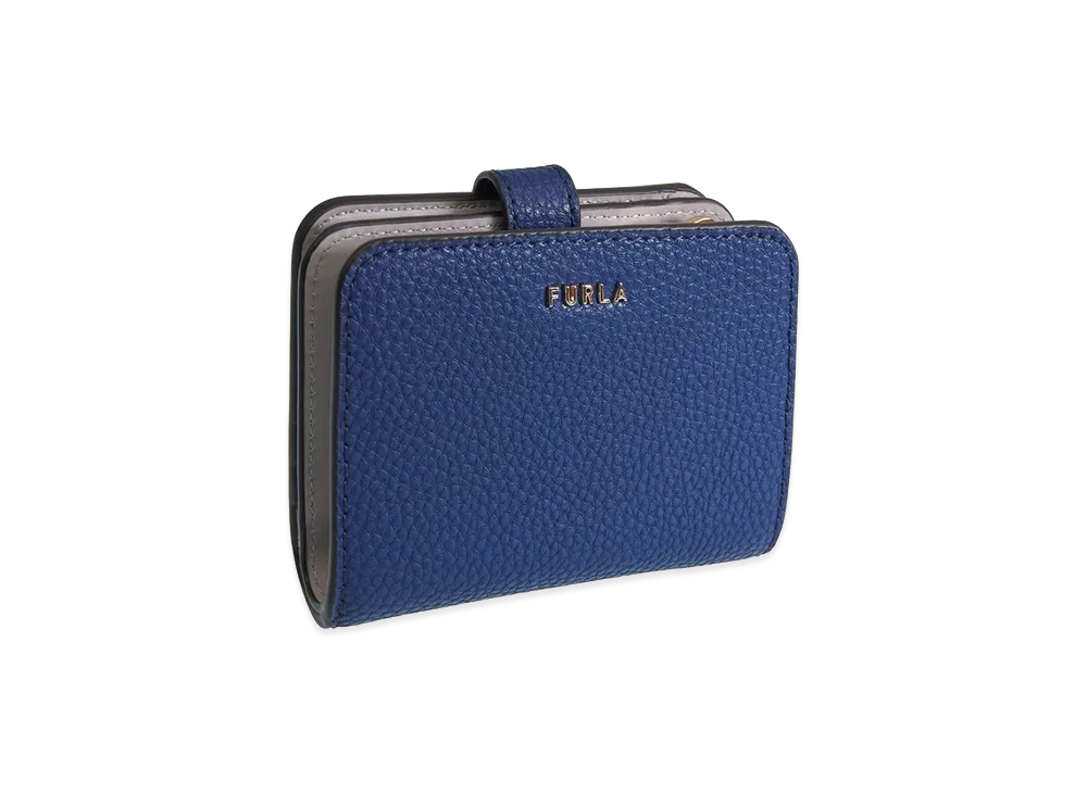 FURLA Ritzy Bifold S Compact Wallet "Navy"