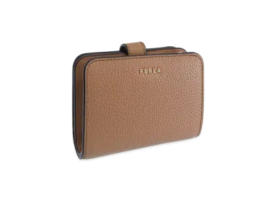 FURLA Ritzy S Compact Wallet "Brown"
