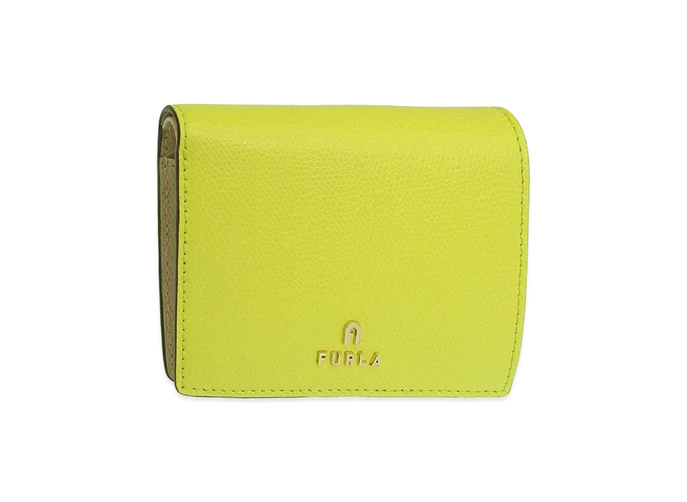 FURLA Camelia Compact S Wallet Bifold "Yellow"
