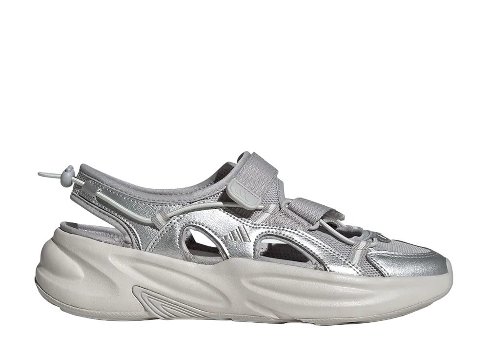 adidas Women's Ozwave Sandals "Grey Two/Silver Metallic"