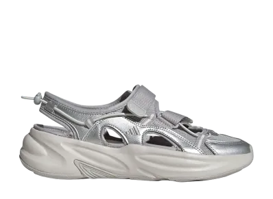 adidas Women's Ozwave Sandals "Grey Two/Silver Metallic"