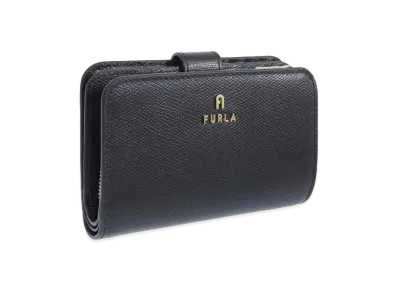 FURLA Camelia M Compact Wallet "Black"