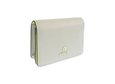 FURLA Camelia Business Card Case "Gray"