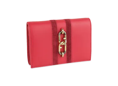 FURLA Sirena M Compact Wallet "Pink"