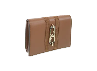 FURLA Sirena M Compact Wallet "Brown"