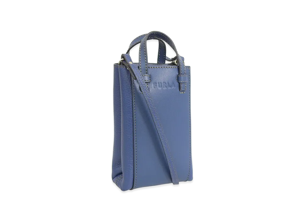 FURLA Miastella Mini Vertical Crossbody "Blue"