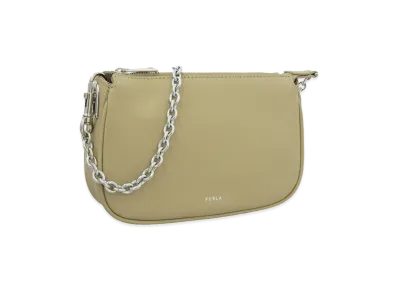 FURLA Moon Mini Shoulder Bag W Chain "Yellow"