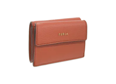 FURLA Babylon S Compact Wallet Triford "Red"