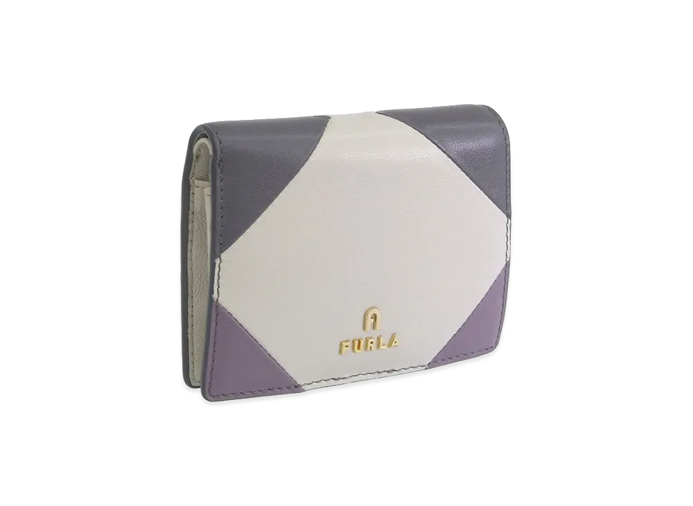 FURLA Camelia S Compact Wallet Bifold Coin "Multicolor"