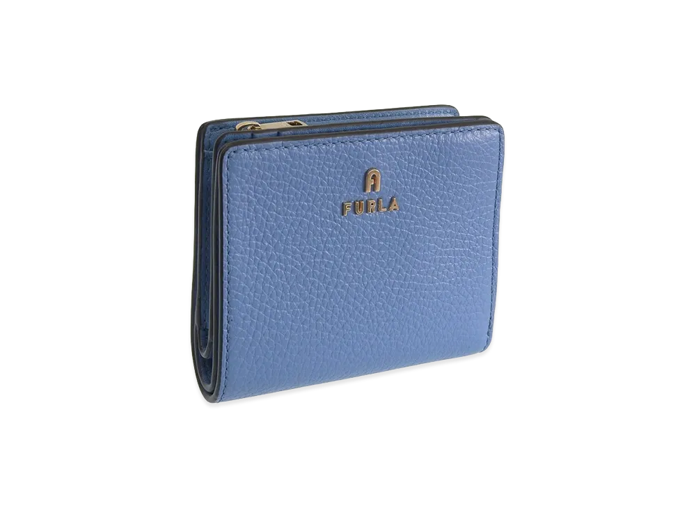 FURLA Camelia S Compact Wallet L Zip "Blue"