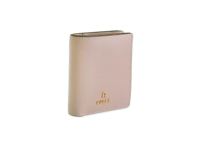 FURLA Camelia S Compact Wallet Bifold "Beige"