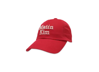 Matin Kim Matin Volume Logo Ball Cap "Red"