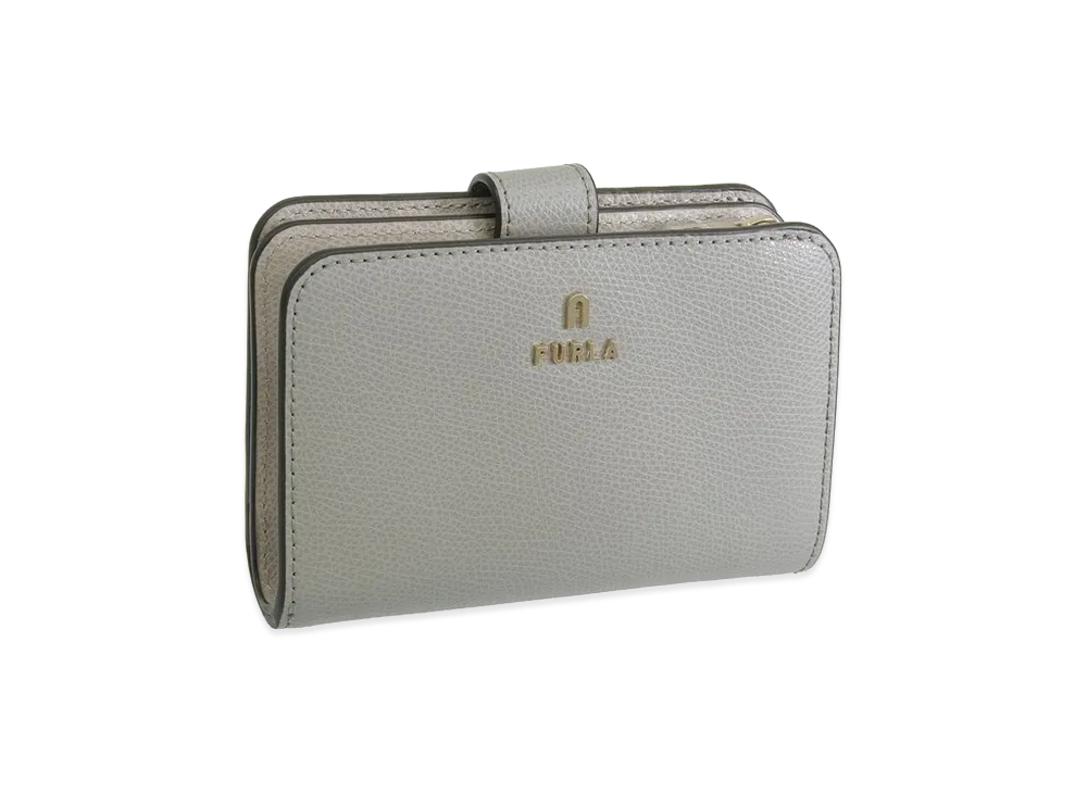 FURLA Camelia M Compact Wallet "Gray"