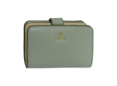 FURLA Camelia M Compact Wallet "Green"