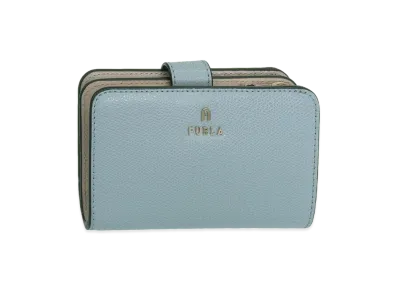 FURLA Camelia M Compact Wallet "Blue"