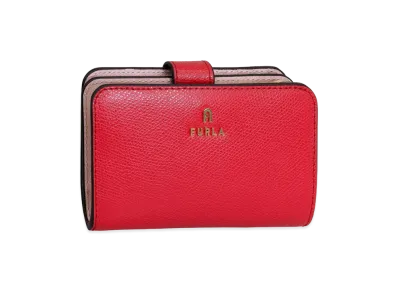 FURLA Camelia M Compact Wallet "Red"