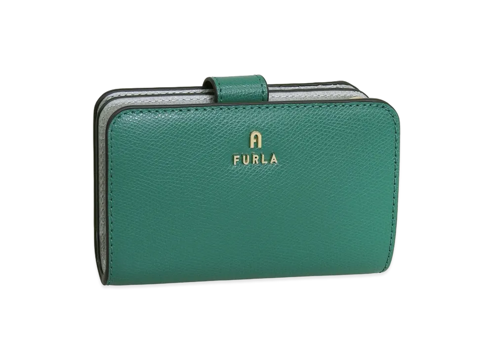 FURLA Camelia M Compact Wallet "Green"